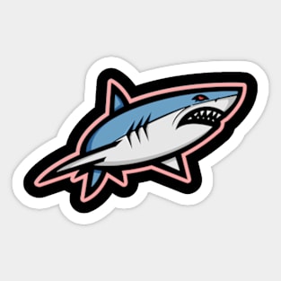 GAMER LOGO SHARK Sticker